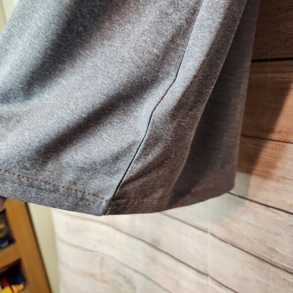 Los Angeles Lakers Pullover Quarter Zip Men's XL Gray NBA Basketball Athletic - Picture 7 of 16